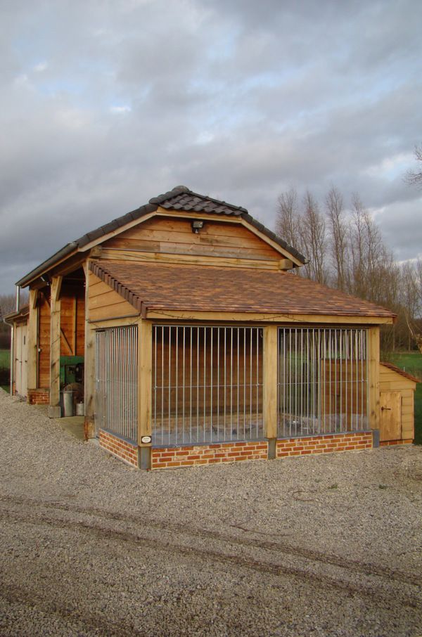 Carport voor paardevan