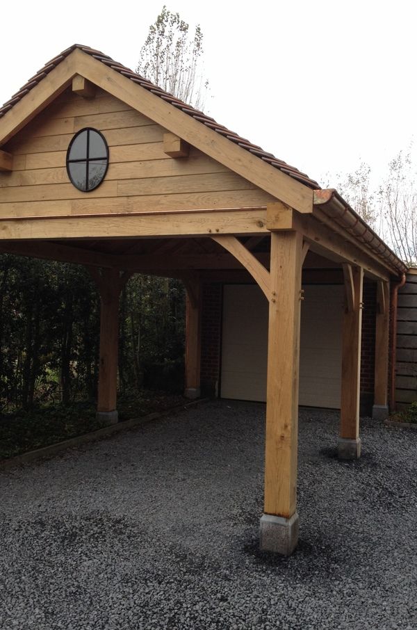 Carport voor bestaande garage