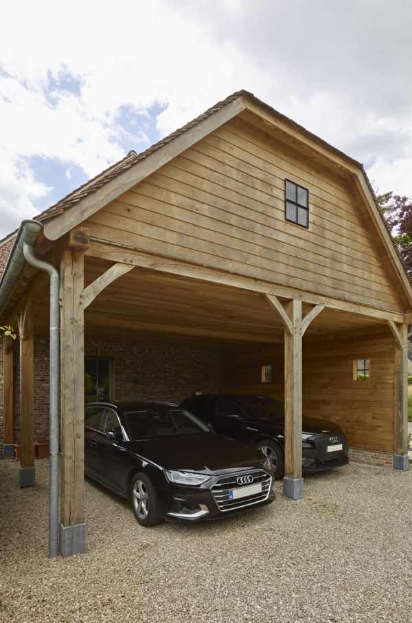 Carport aanbouw met bureauruimte