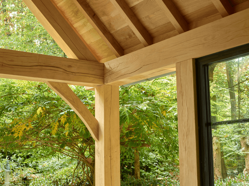 Eiken vakantiewoning in het bos