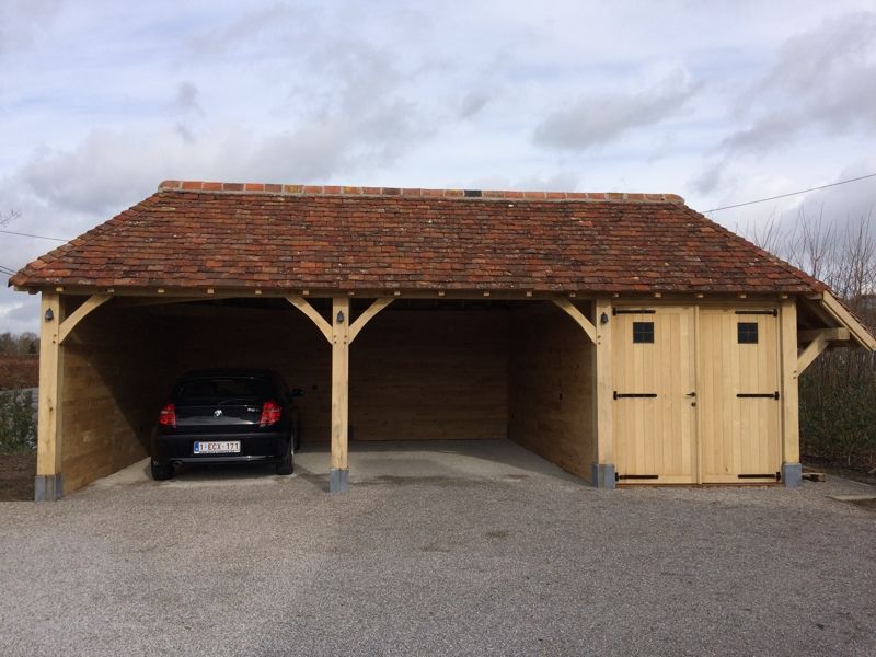 carport met tuinberging Waregem