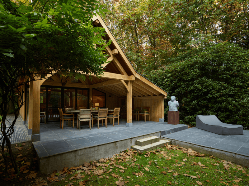 Eiken vakantiewoning in het bos