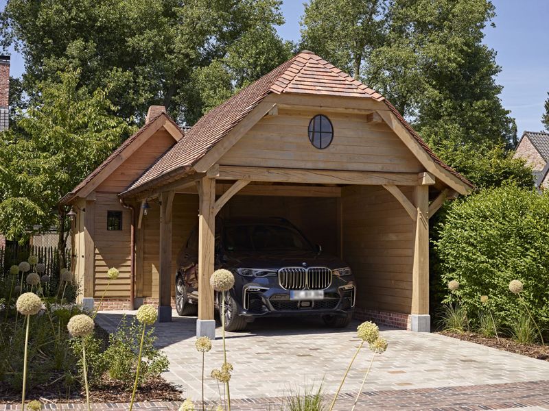 Carport met tuinberging Zulte