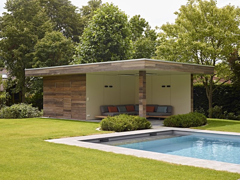 Moderne poolhouse