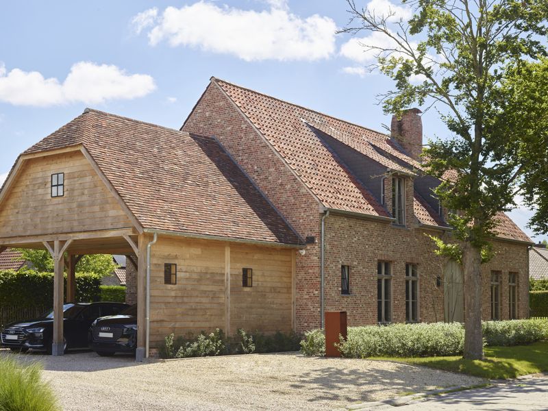 Carport aanbouw met bureauruimte