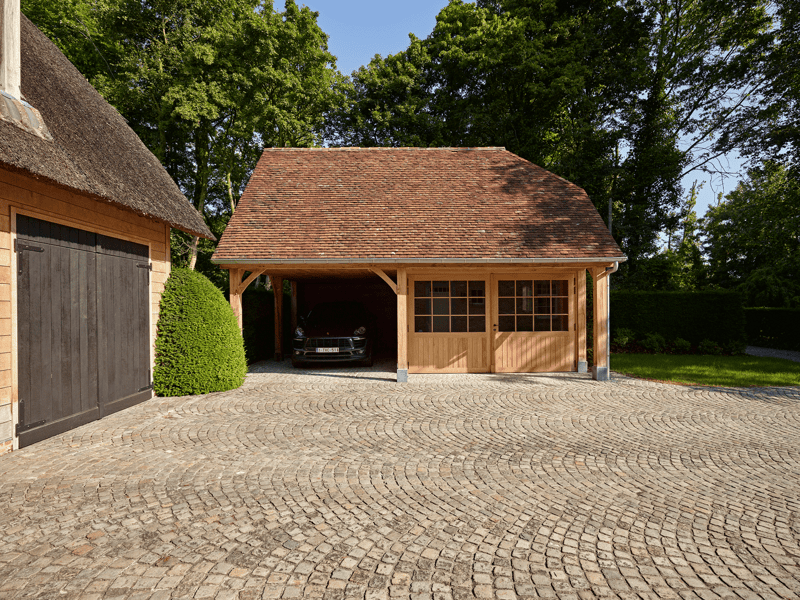 Eiken carport garage in Nokere