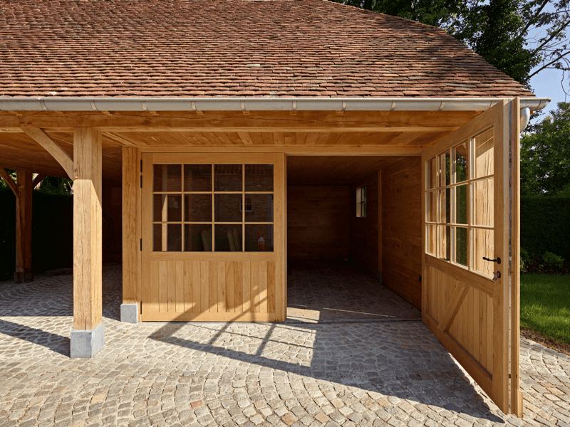 Eiken carport garage in Nokere