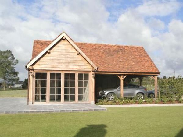 Poolhouse & carport Wortegem-Petegem