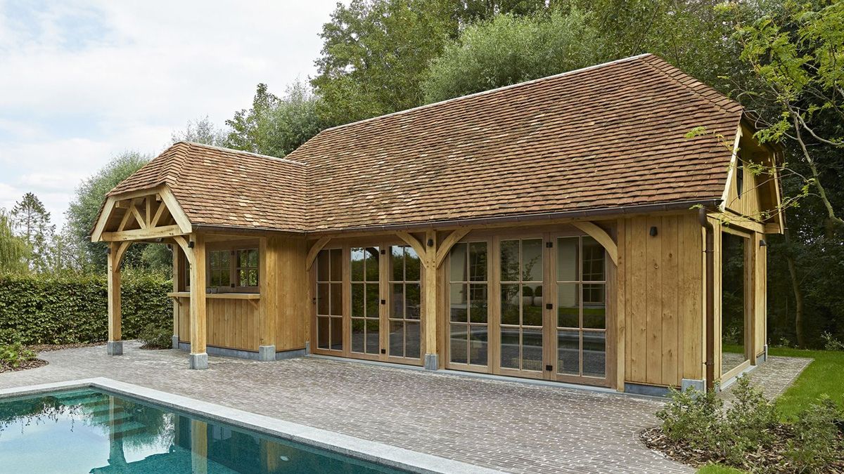 8. Wij bouwen uw eiken bijgebouw met uiterste precisie op