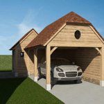 Eiken bijgebouw zelfbouwpakketten op maat 4