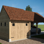 Eiken bijgebouw zelfbouwpakketten op maat 5