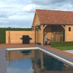 Eiken bijgebouw zelfbouwpakketten op maat 3